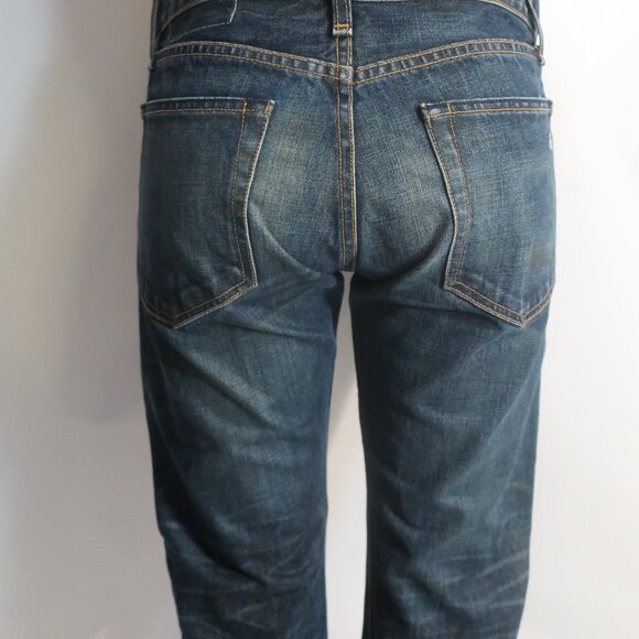 Mens Rag & Bone Slim Straight Dark Blue Jeans 32 - Picture 5 of 7